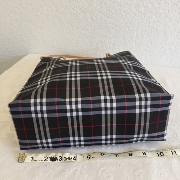 Burberry check nylon tote bag - Picture 3 of 11